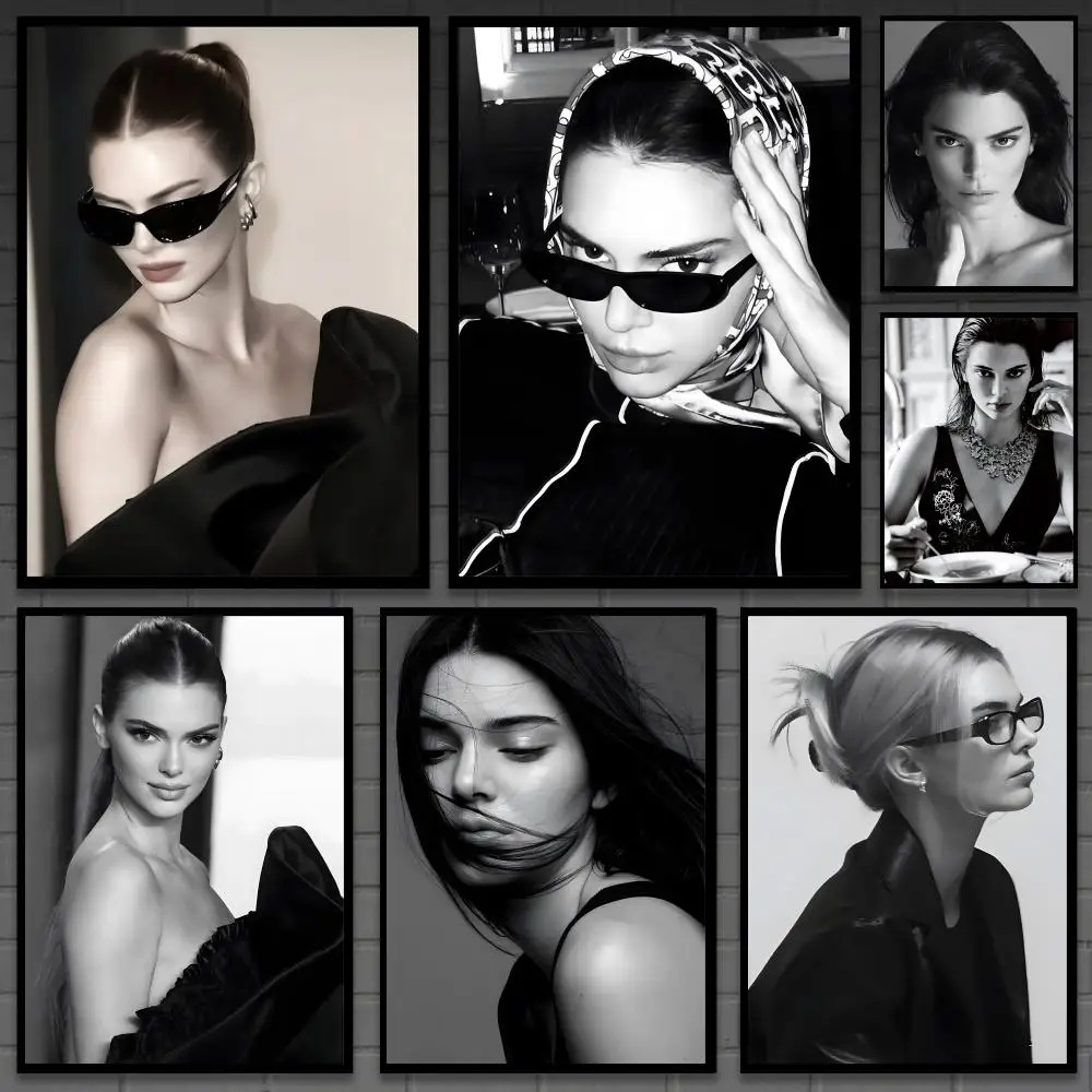 k-Kendall Jenners singer Poster Versatile HD Waterproof Wall Art Self-Adhesive Decor for Any Space Ideal Gift