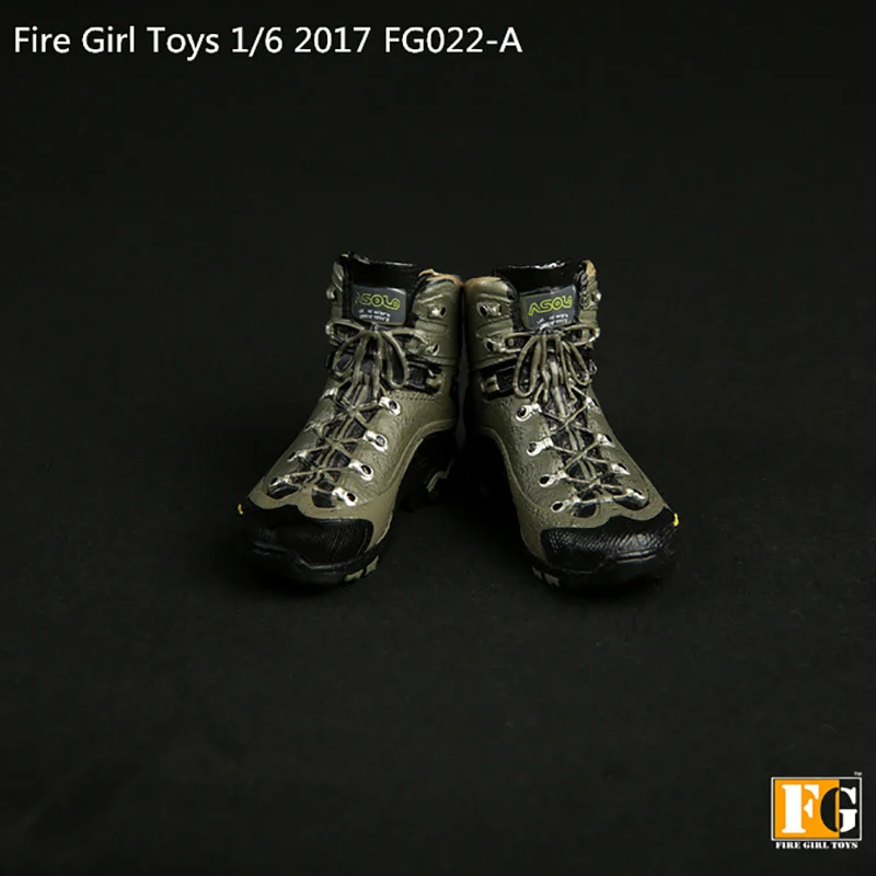 Em estoque fogo menina brinquedos fg022 1/6 escala tático sapatos militares botas de combate do exército modelo para 12 "figura de ação corporal soldado feminino