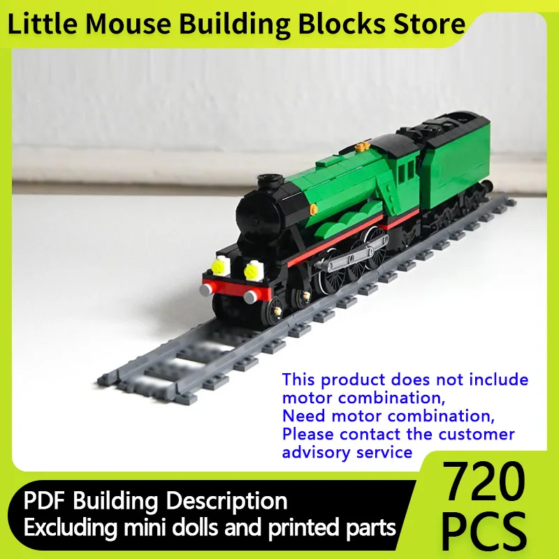

City Car Model MOC Building Bricks Railway Passenger Train Modular Technology Children Holiday Gifts Assemble Toys Suit