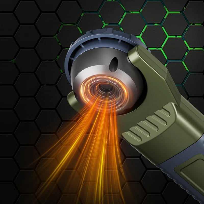 مصباح يدوي تكتيكي محمول باليد في الهواء الطلق، ضوء قوي، شحن بطارية طويل للغاية، سعة عالية، مصباح امتصاص مغناطيسي #5