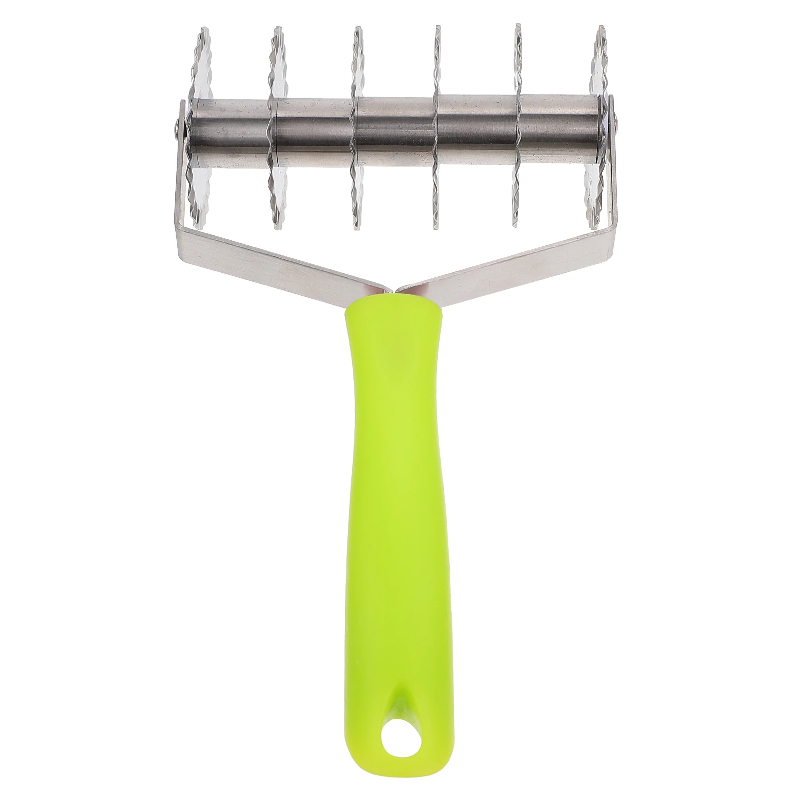 

6 Wheel Stainless Steel Pizza Green Smooth H Ideal for Cutting Dough Kitchen Tool Dishwasher Suitable Save Time