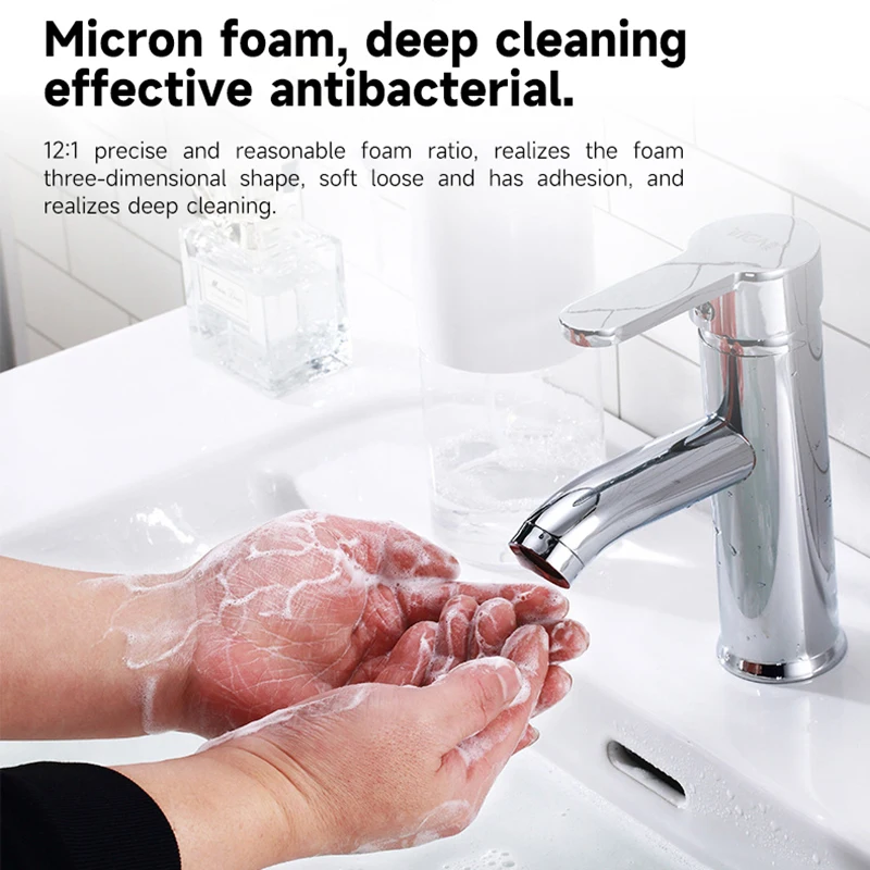 Touchless Automatic Soap Dispenser Smart Foam Machine Home Infrared Sensor Foam Soap Dispenser Hand Sanitizer 320ML