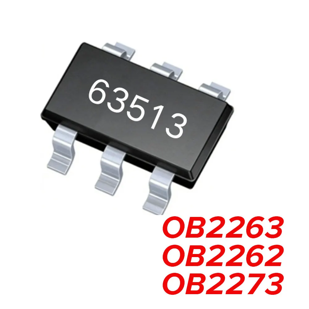 

10PCS OB2263 OB2262 OB2273 OB2263MP OB2262MP OB2273MP 63 SOT23-6 Power Management Chip IC