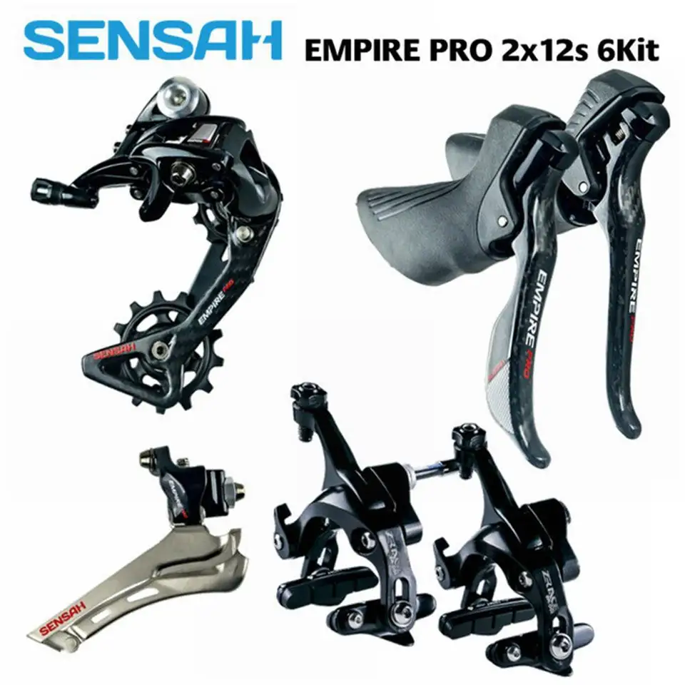 NEW SENSAH EMPIRE PRO 8キット カーボンファイバー 12速 24s ロード