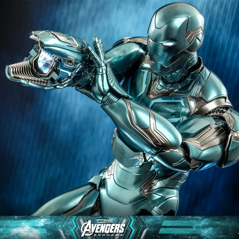 Hot Toys Original Model Kit Mms646 1/6 The Avengers 4 Iron Man Mk85 Holographic Anime Action Figure Model Robot Gift For Kids