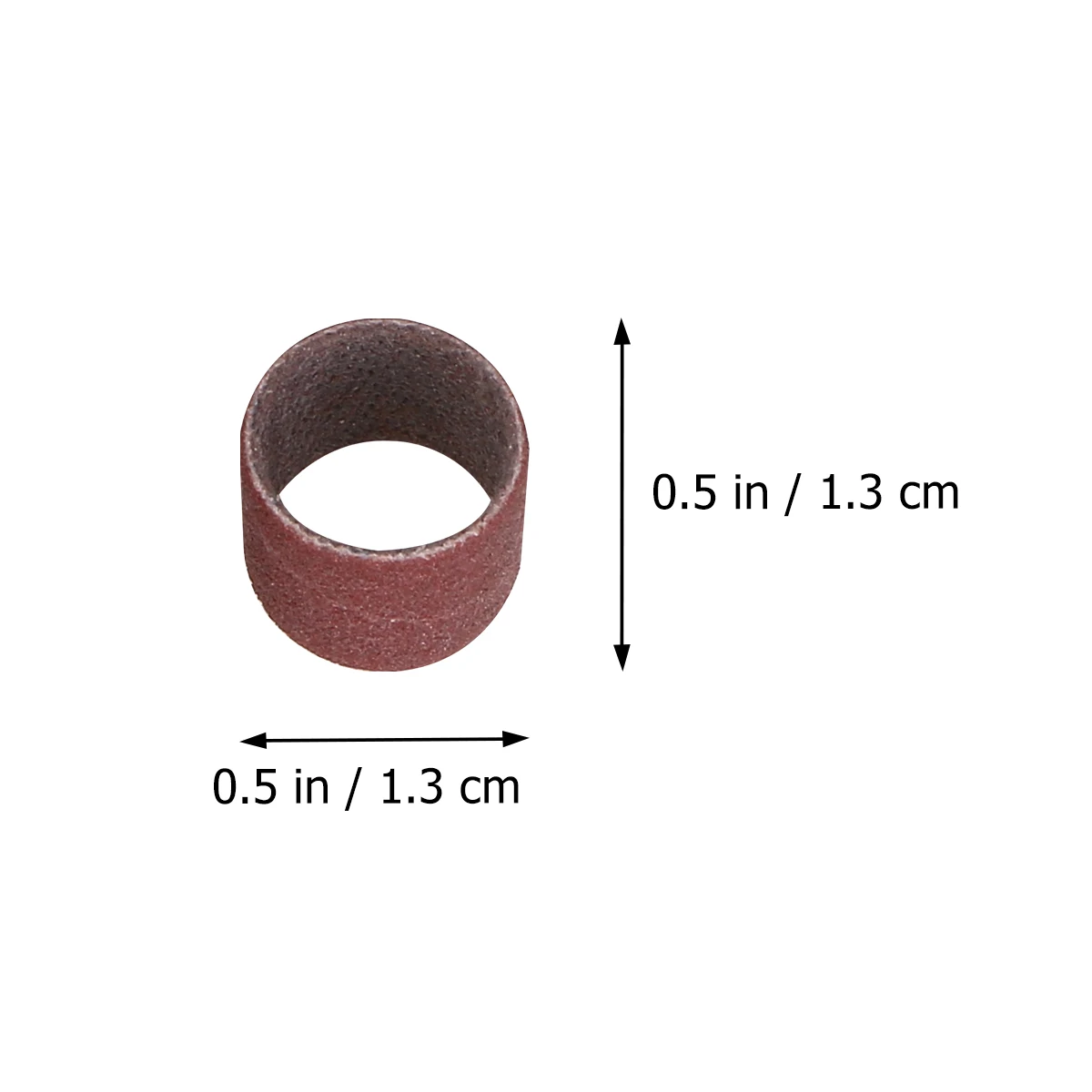 

64pcs Pet Manicure Sandpaper Ring Grinding Polishing Tool For Dogs Durable High Speed Abrasive Paper Anti Clogging Anti Static