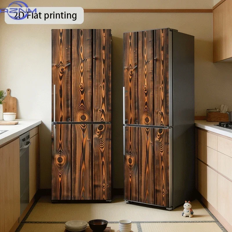 23.62×70.87inch Wood Grain Age Flow Marks Themed Kitchen Home Decor Self-Adhesive Wallpaper Suitable for Cabinets Wardrobes Mo
