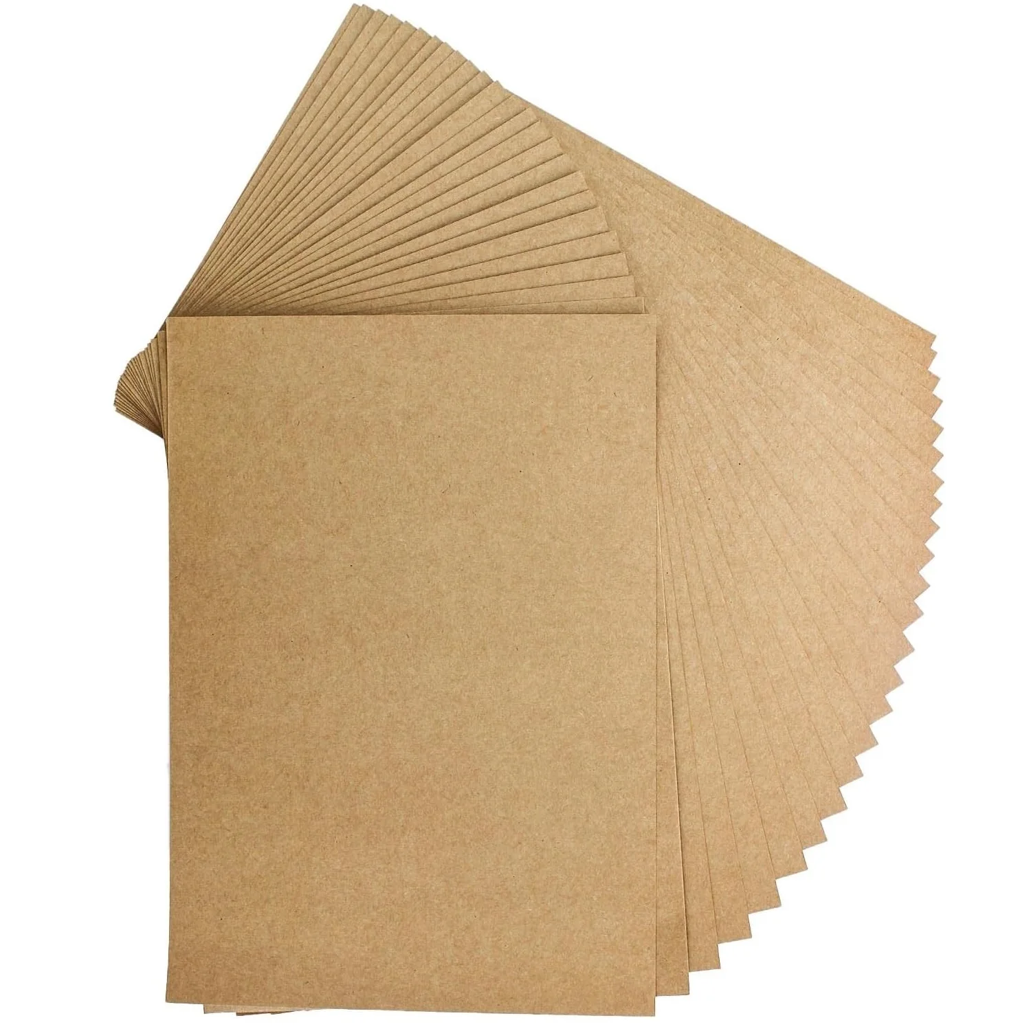 

200pcs A4/A3 Brown Kraft Paper 92Lb Blank Kraft Paper for Printer, Cricut Maker , Inviation Cards, Crafts,Party Favors