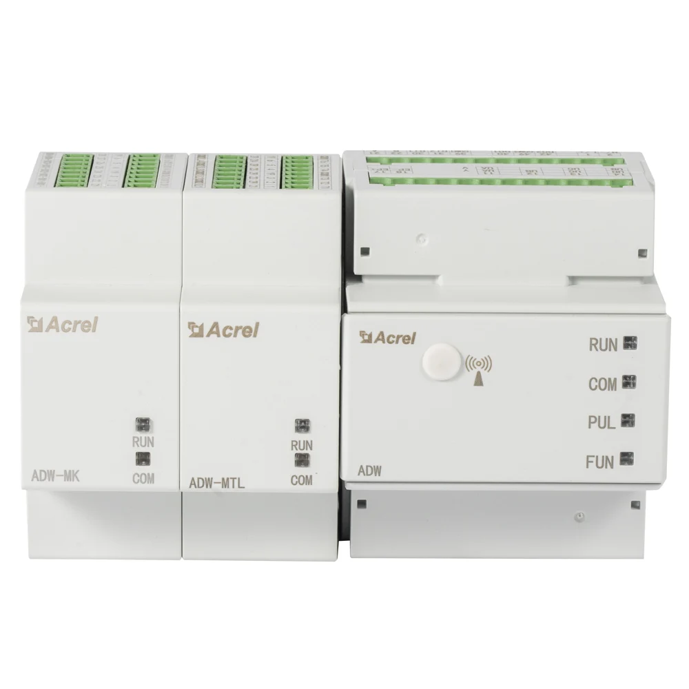 Acrel Wireless LORA multi circuit energy meter 3 phase Din rail power meter ADW220-D16-4S