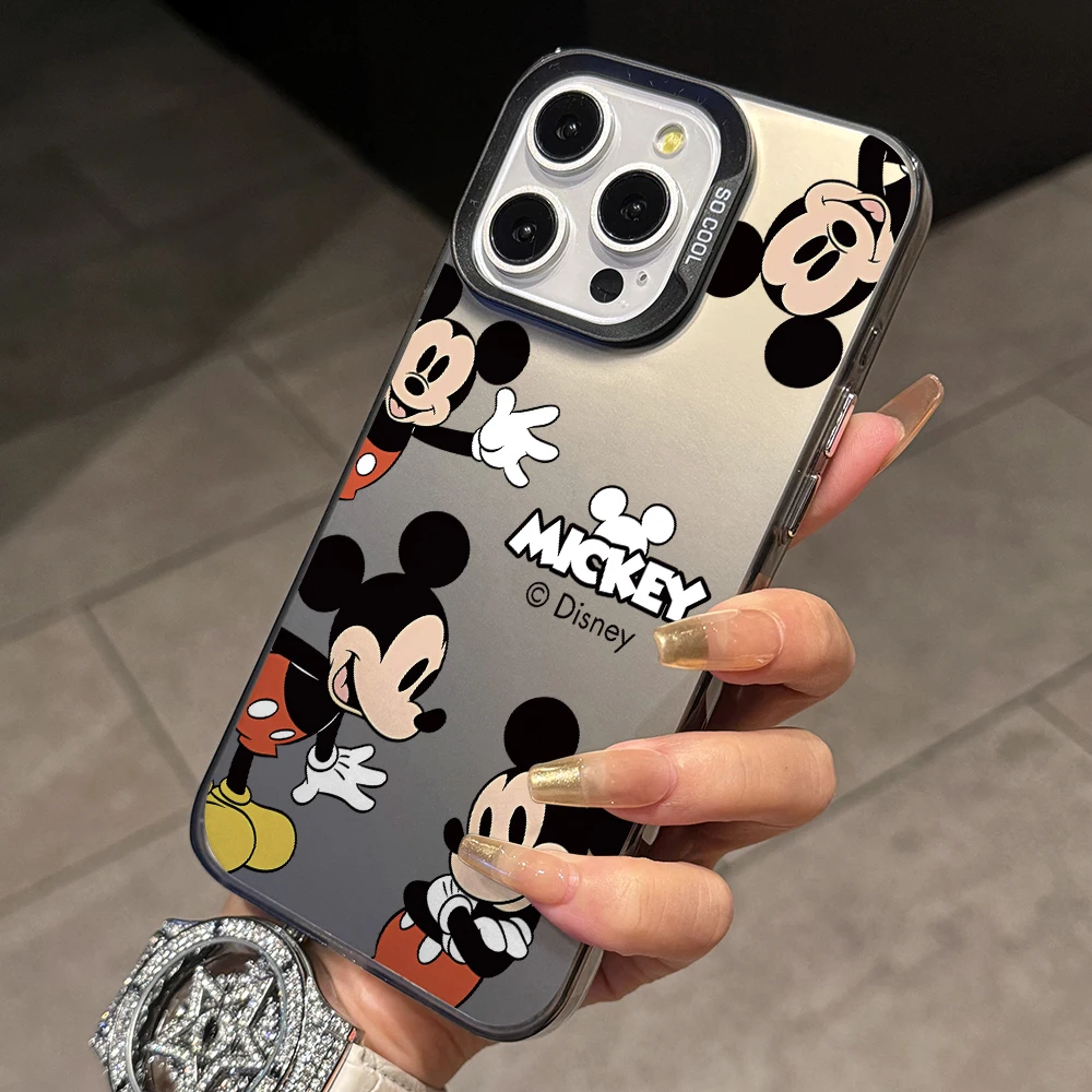 Lovely Mickey Minnie Phone Case for Samsung Galaxy A73 A72 A71 A55 A54 A53 A52 A51 A33 A32 A23 A14 A12 4G 5G Colorful Hard Cover