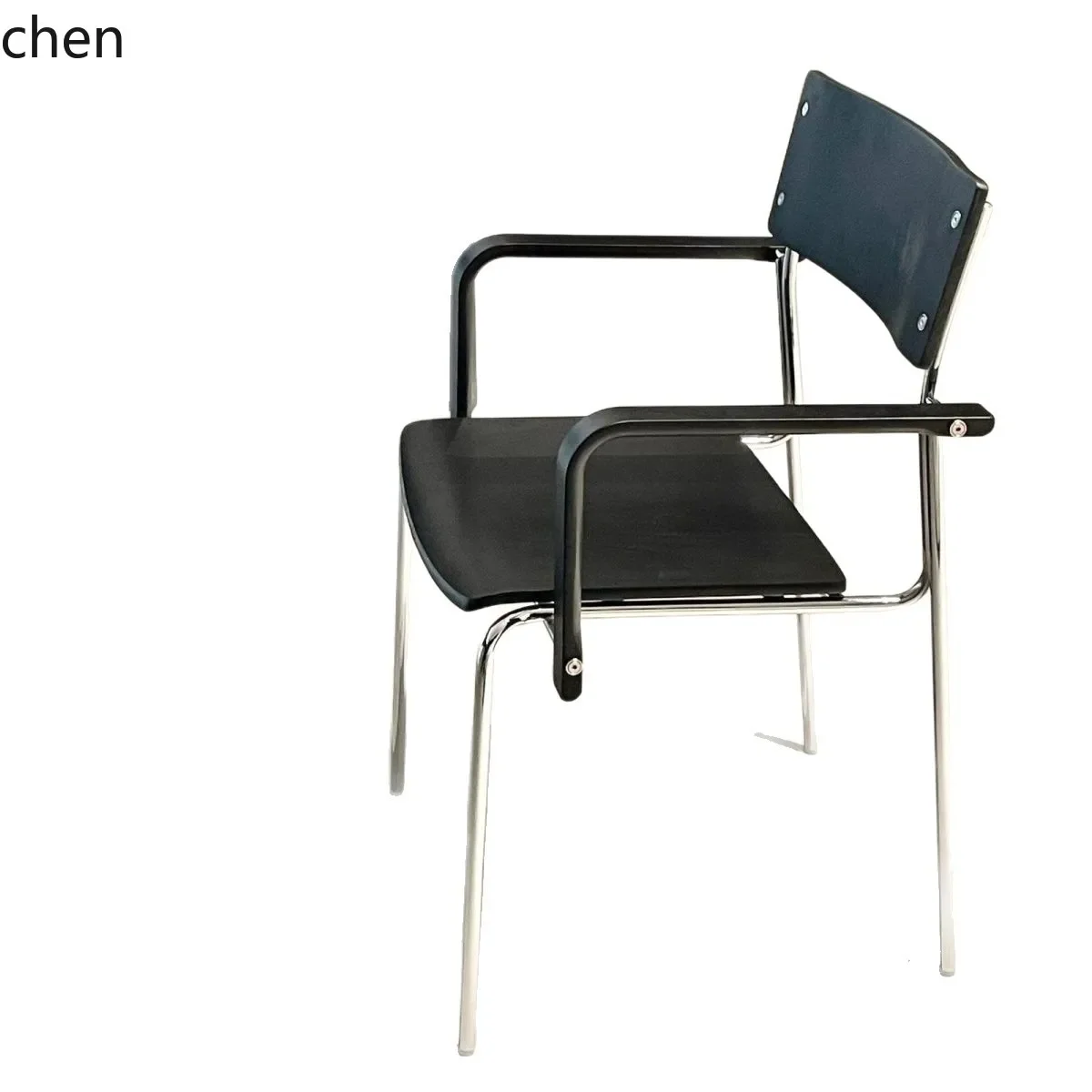 PYH Modern Simple Office Chair Dining Vintage Chair Leisure Backrest Chair Home Stackable
