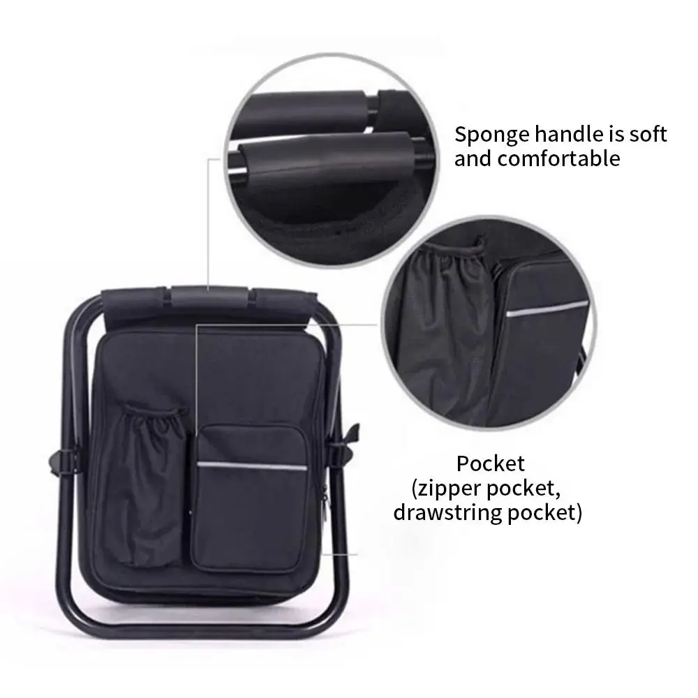 wear-resistant-camping-folding-chair-with-cooler-bag-sturdy-smart-fishing-chair-strong-load-bearing-handbag-style