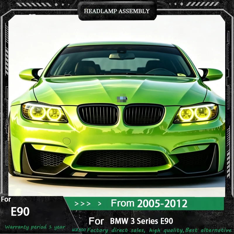 Car Lights for BMW E90 3 Series 2005-2012 LED Auto Headlight Assembly 318i 320i 325i Upgrade Laser Kit Design Tool Accessories
