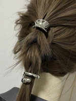 3Pcs Geometric Metal Hair Clips Simple Hairpins for Women Low Ponytail Hair Claws Girls Fashion Hair Accessories Sets - Image 3