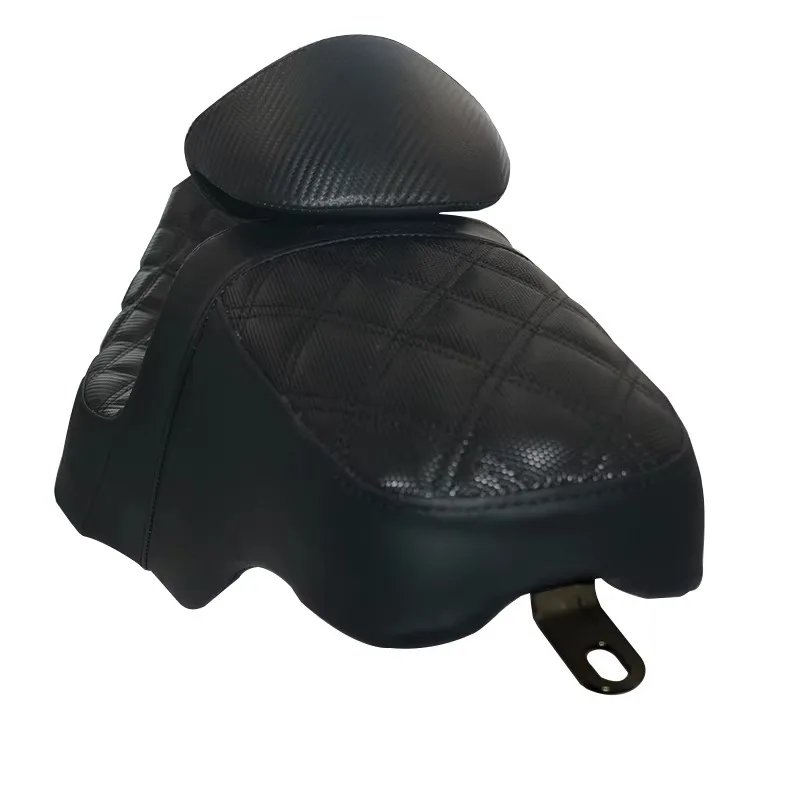 

2025 New Style Moto Parts Black Stitching Motorcycle Small Backrest Seat For Harley Touring Electra Street Road Glide 2009-2024