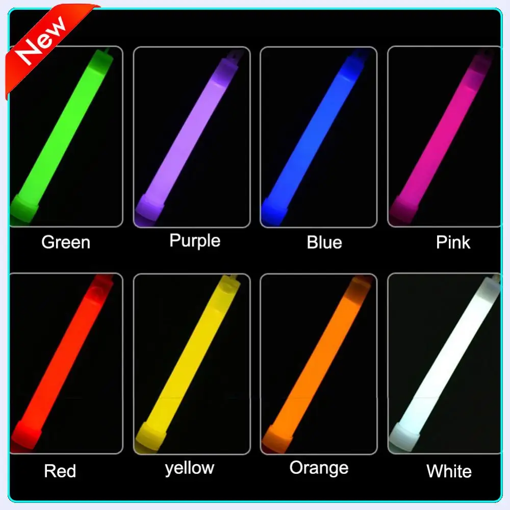 10-50pcs Glow Light Sticks Waterproof Concert Party Light Stick with Hook Camping Hiking Walking SOS Gear Survival Kits