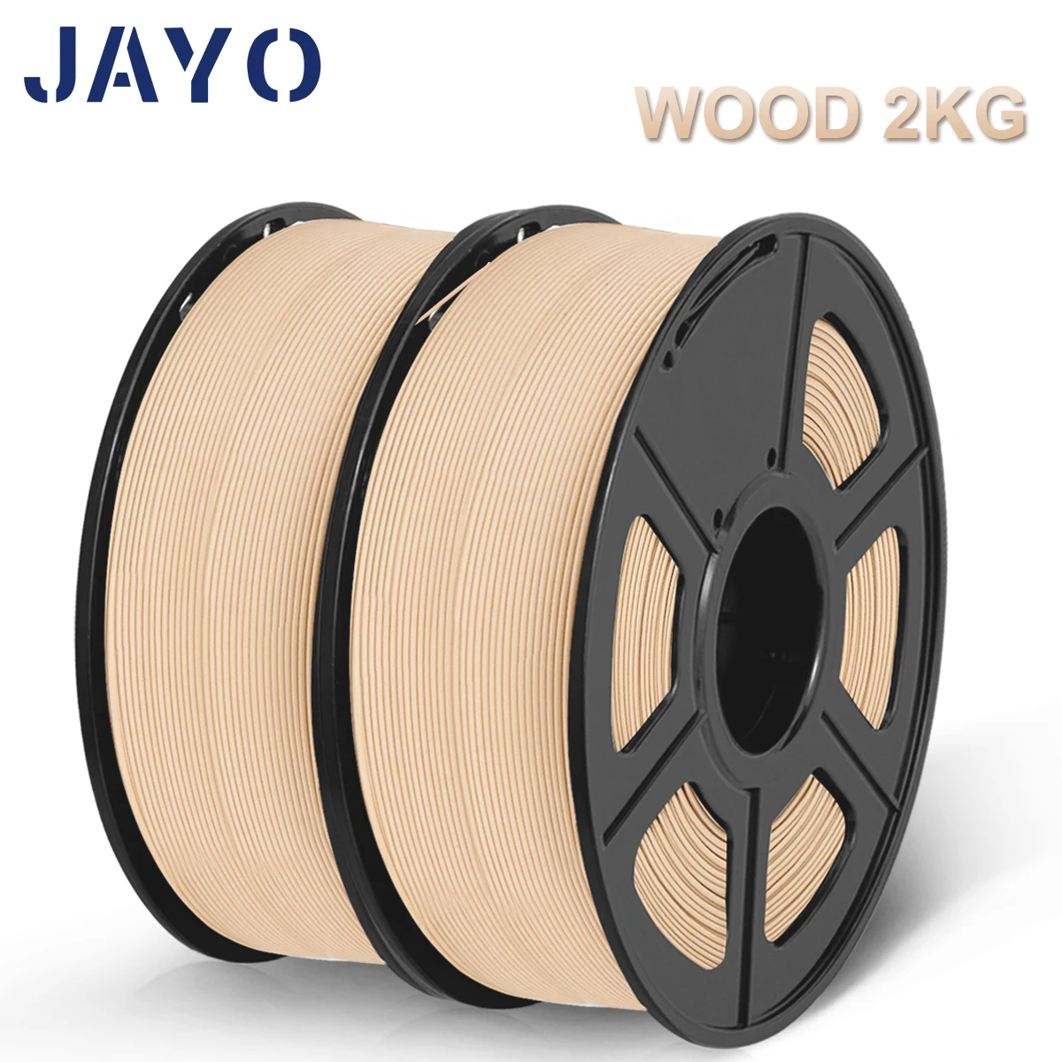 JAYO Filament WOOD Fiber 2KG 3D Printer Close Wood Effect Filament For All Plastic For 3D Pen Printing Materials Fast Shipping