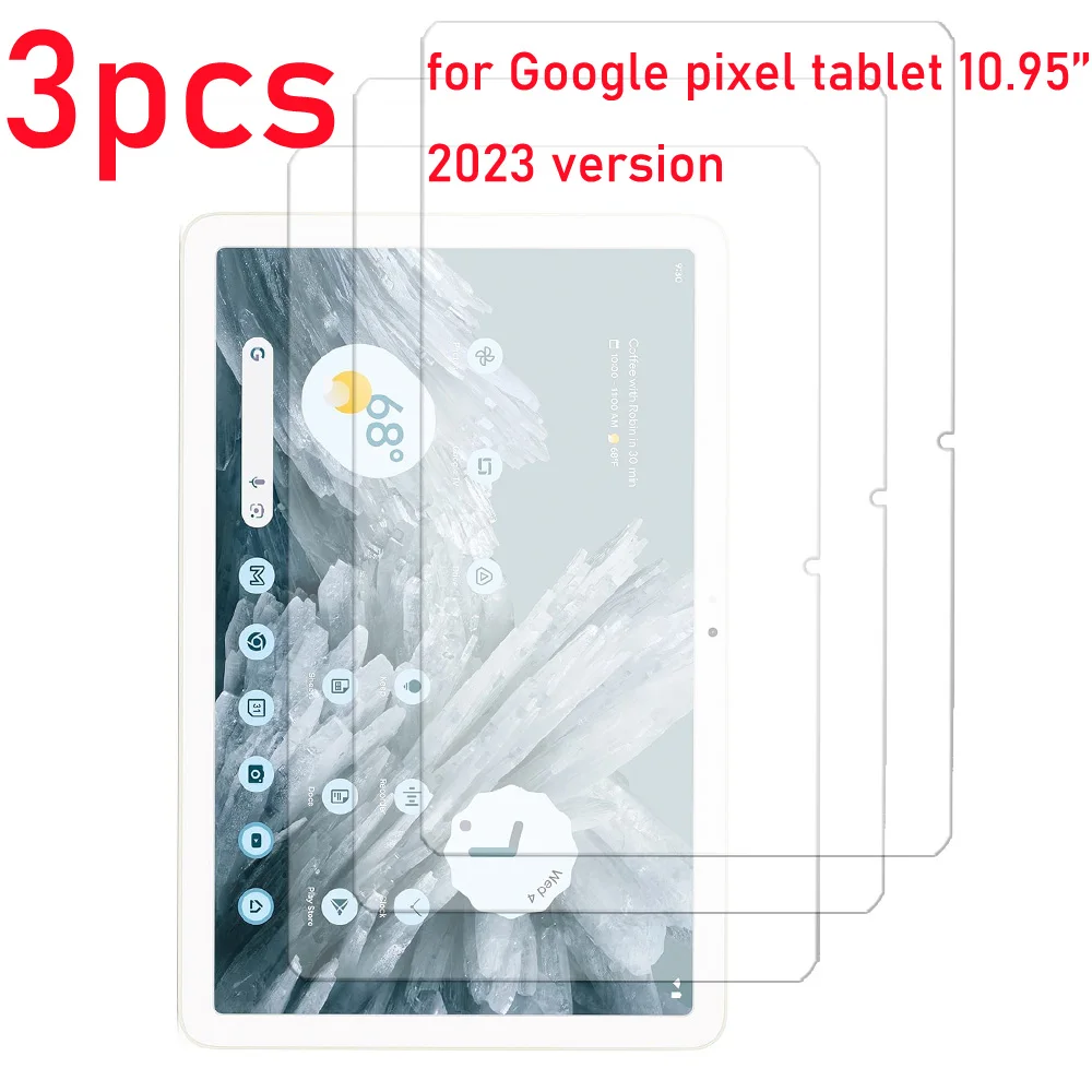 3PCS Glass screen protector for Google Pixel Tablet 10.95'' 2023 version tablet protective film 9H hardness