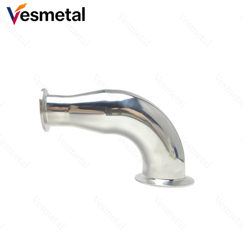 

2" x 1.5" Tri-clamp Reducing Elbow 304 Stainless Steel Variable Diameter Elbow for Homebrewing Distillation 1.5" 2" 2.5" 3" 4"