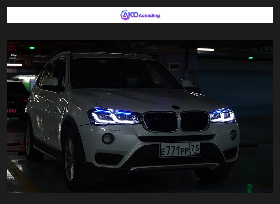 Car Lights for BMW X3 F25 LED Headlight 2014-2017 X4 F26 Head Lamp Drl Projector Lens Automotive