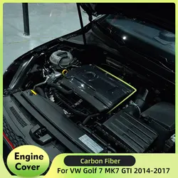 Car Engine Cover Bonnet for Volkswagen VW Golf 7 MK7 GTI Hatchback 14-17 Non Standard Carbon Fiber Engine Hood Cover Trim Bonnet