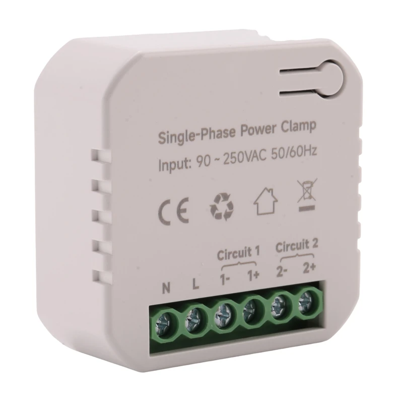 Best-Tuya Smart Life Wifi Contatore di energia 80A con morsetto CT Kwh Monitoraggio del consumo energetico Statistiche sull'elettricità