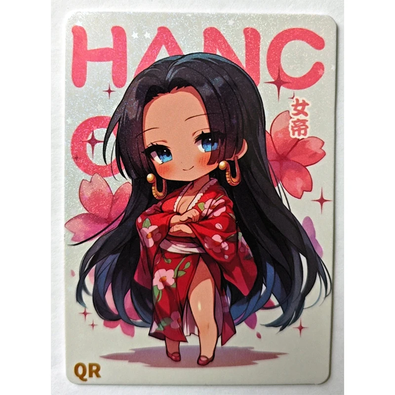 Anime Goddess Story QR Series Collection Cards Yae Miko Kamado Nezuko Ganyu Boa Hancock Christmas Birthday Gifts Children's Toys