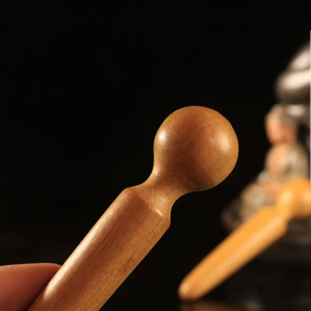 Tool Scraping Tool Thai Massage Relaxing Therapy Reflexology Massager Foot Body Massage Acupressure Pen Wooden Massage Stick