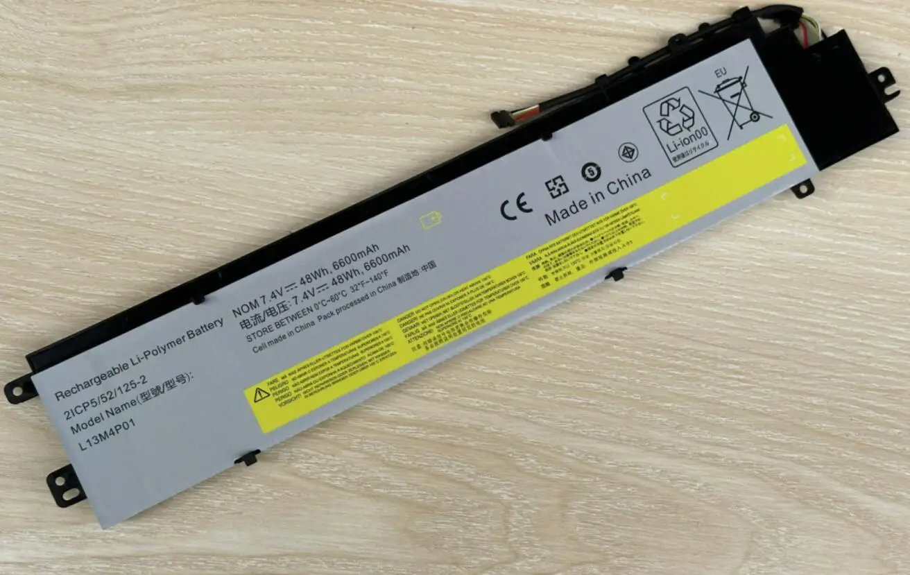 Imagem -05 - Bateria para Lenovo 7.4v8.v 6486mah 48wh L13m4p01 Y4090 Y4070 S41-70-ise S41-70-ith S41-70am-ith L13c4p01 L13l4pise