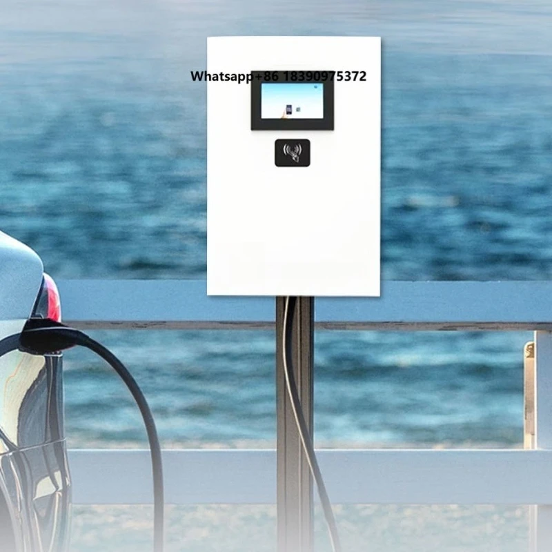 30KW DC Wall-Mounted Portable EV Charger with CCS Interface 7-inch Touch Screen 95% Efficiency New for Home Use  h003