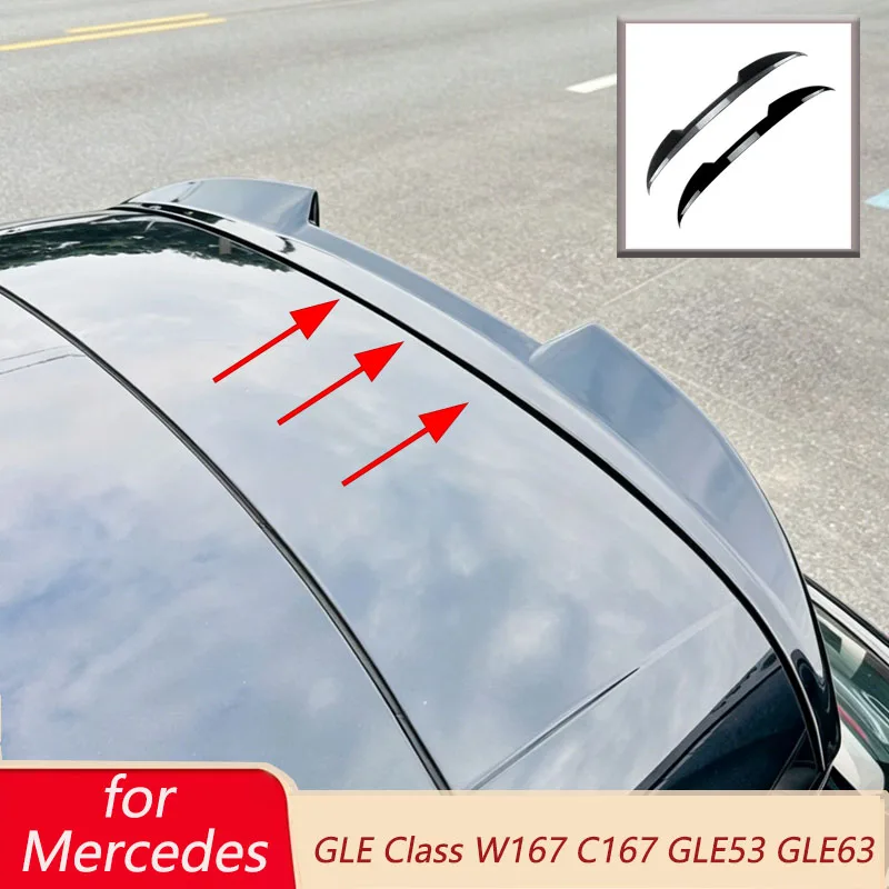 

Rear Roof Lip Spoiler for 2019+ Mercedes Benz GLE Class W167 C167 GLE53 GLE63 Trunk Lid Spoiler Wing Body Kit Tuning Automobiles