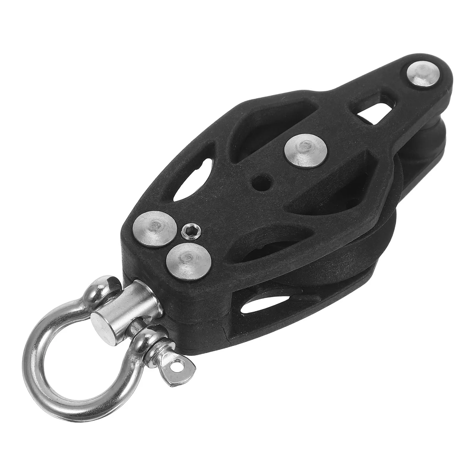 

Nylon Pulley Wheel For Boat Kayak Sailing Fitness Heavy Duty Marine Grade Rope Pulley Block Bearing Guide Roller