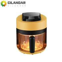 Multifunctional 220V air fryer household transparent visualization fully automatic air fryer small capacity electric fryer