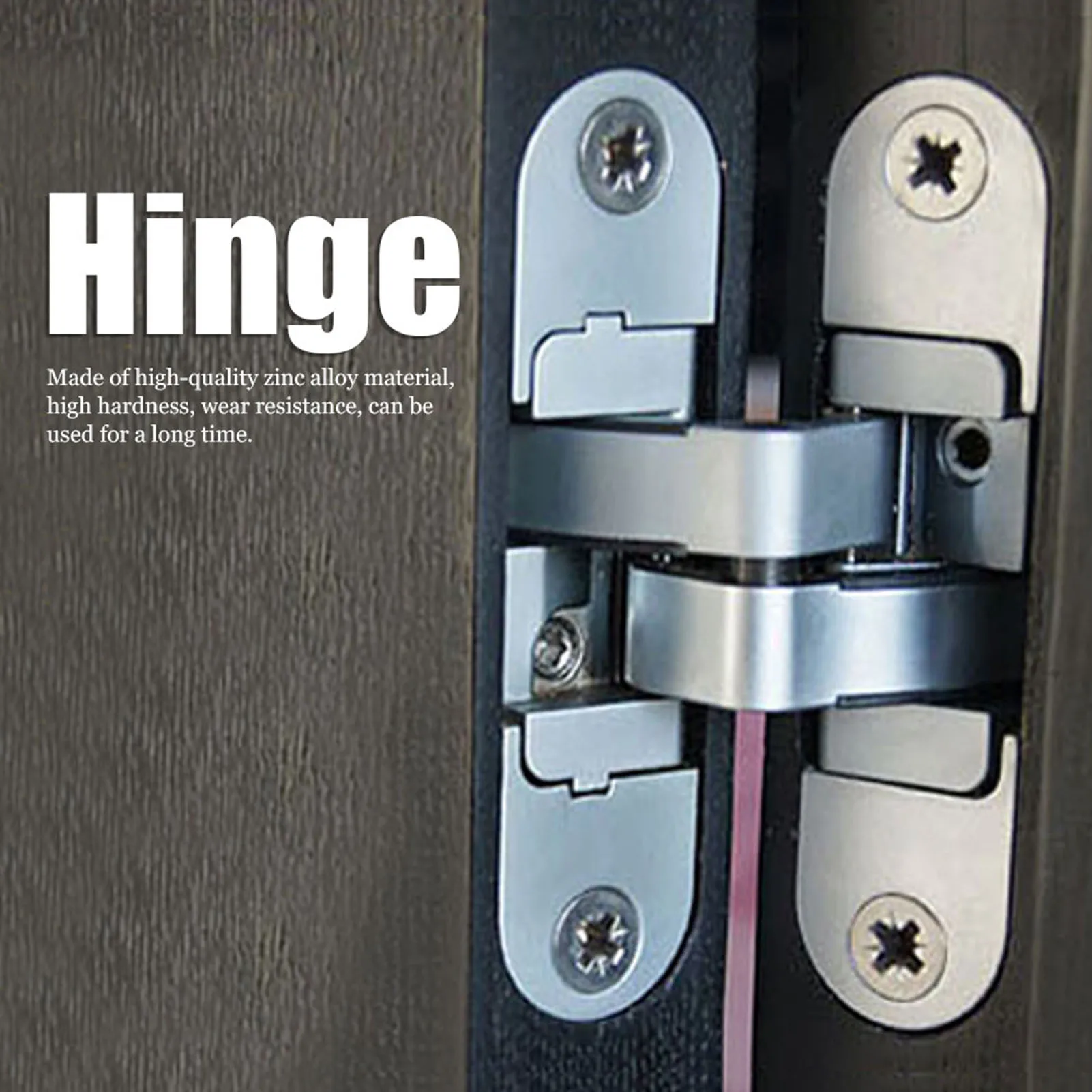 

ZK20 Zinc Alloy Adjustable Crossed Concealed Hinge Accessory Furniture Hardware for Folding Door