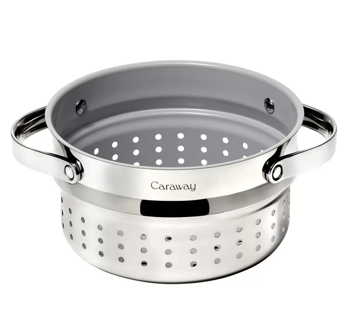 

Caraway Home 6.5qt соус кастрюля-пароварка большая нержавеющая сталь