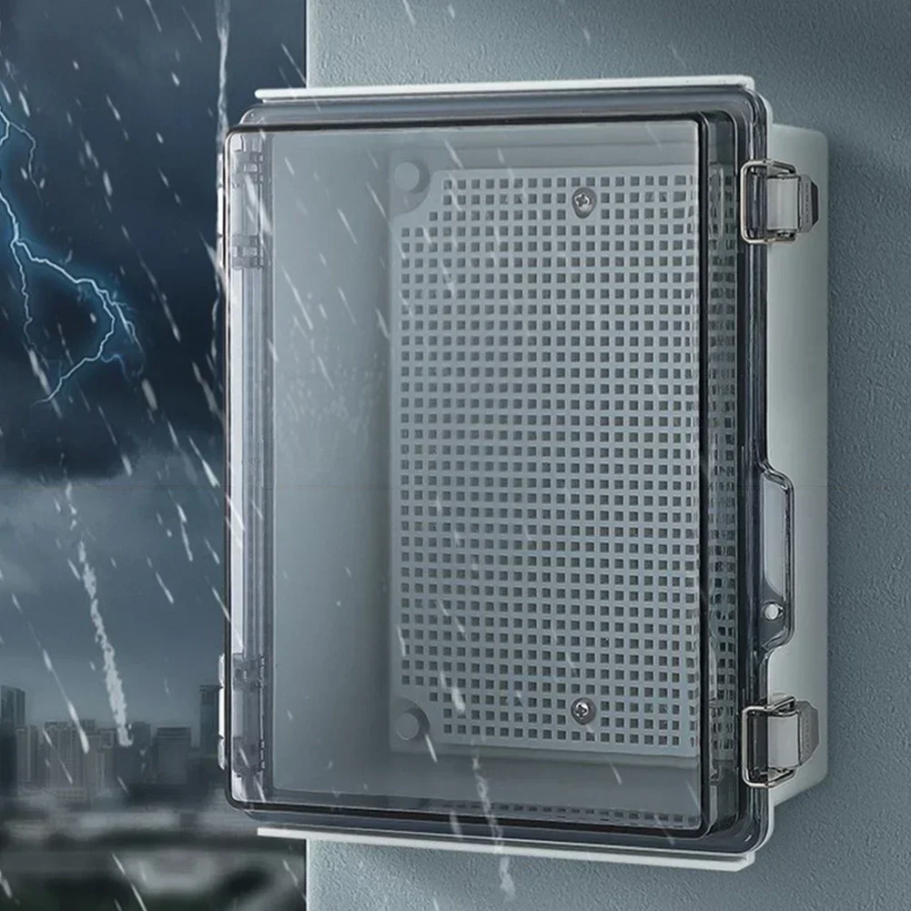 Indoor Outdoor Cable Distribution Box Outdoor Junction Box Corrosion-Resistant Easy Installation Flame Retardant ABS