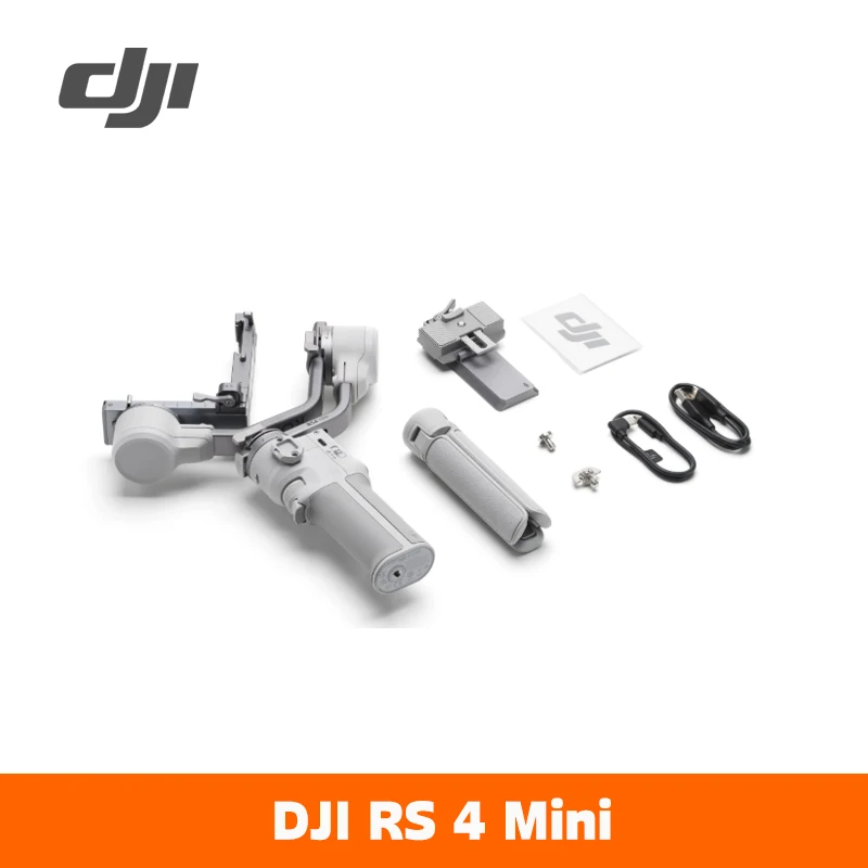 DJI RS 4 Mini gimbal-stabilisator voor camera, 2 kg/4,4 lb, slimme tracking, standaard verticale weergave-aansluiting, nieuwheid