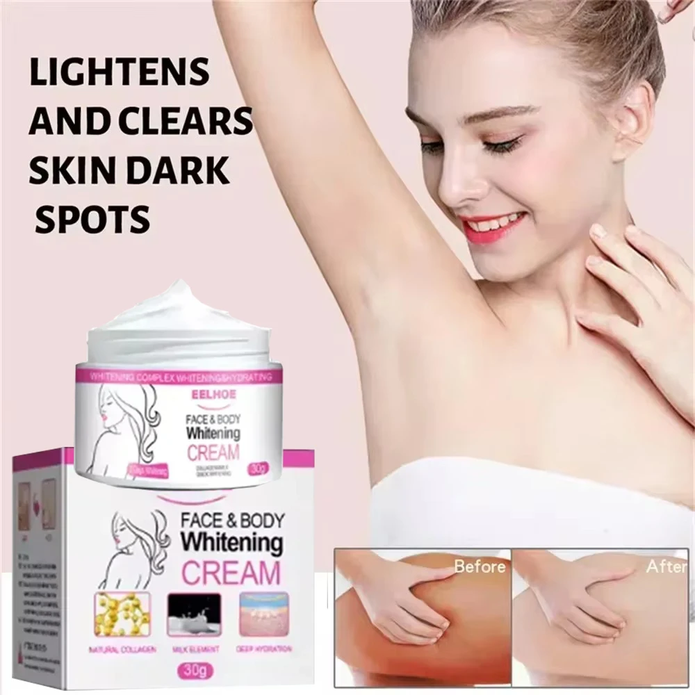 Whitening Cream for Dark Skin Armpit Lightening Intimate Areas Underarm Body Skin Care Private Parts Whiten Cream Beauty Health