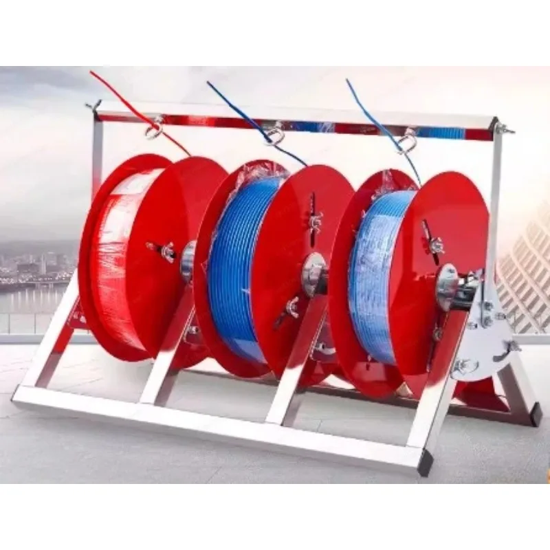 Foldable Multi-functional Pay-off Frame BV Wire Multi-strand Pay-off Tool, Home Improvement Electrician Artifact