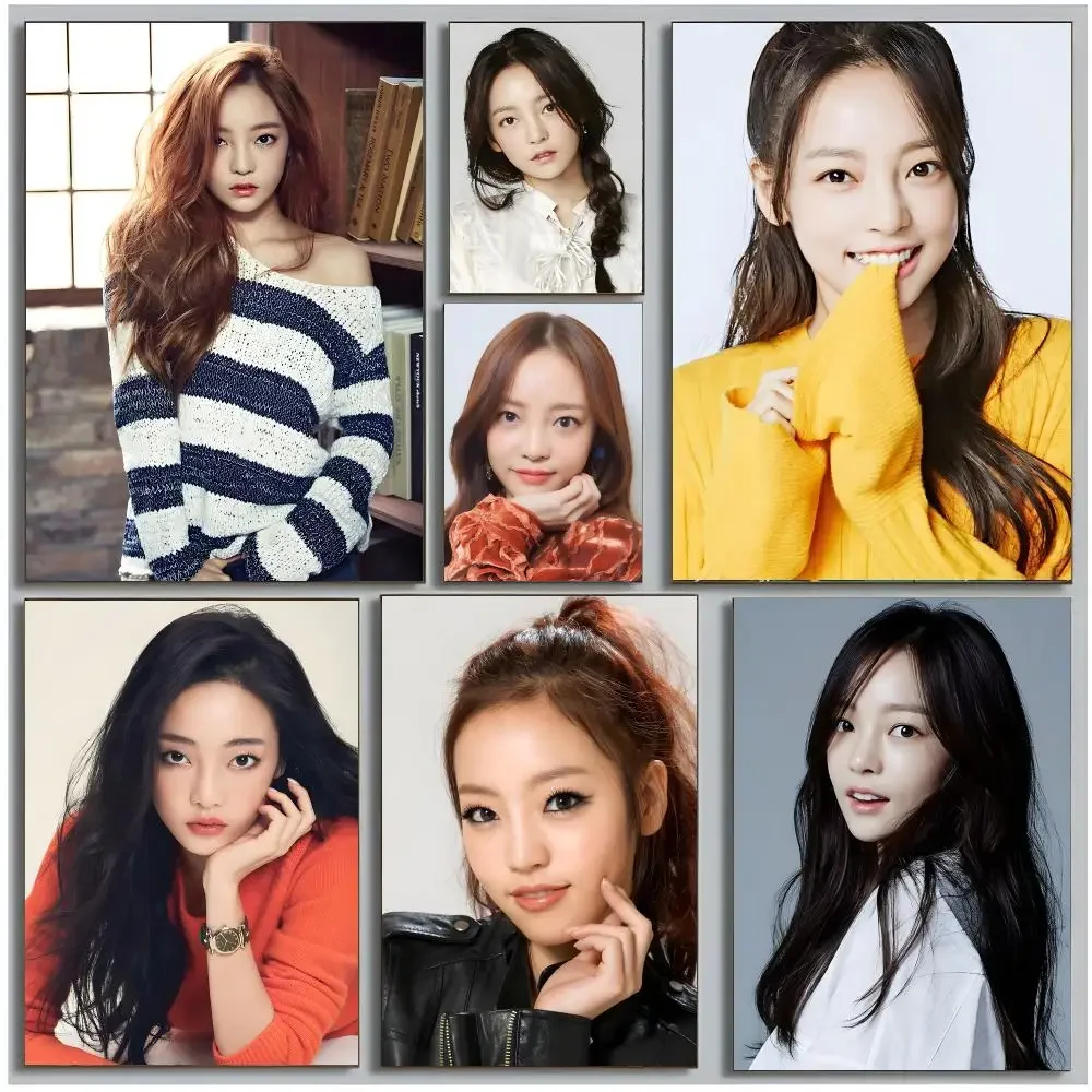 Tender Kpopidol G-Goo Hara Poster Modern Wall Art Bedroom Living Room Print Unframed