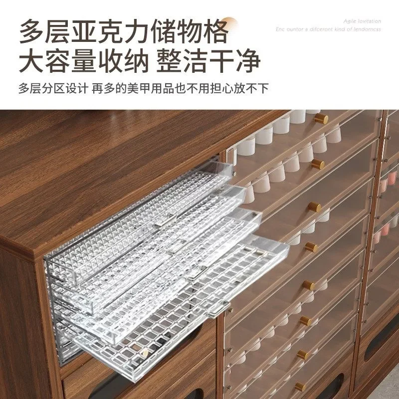 DSA Nail Art Display Cabinet   Art Cabinet Polish Storage Cabinet Art Shop Nail Oil Locker Drawer