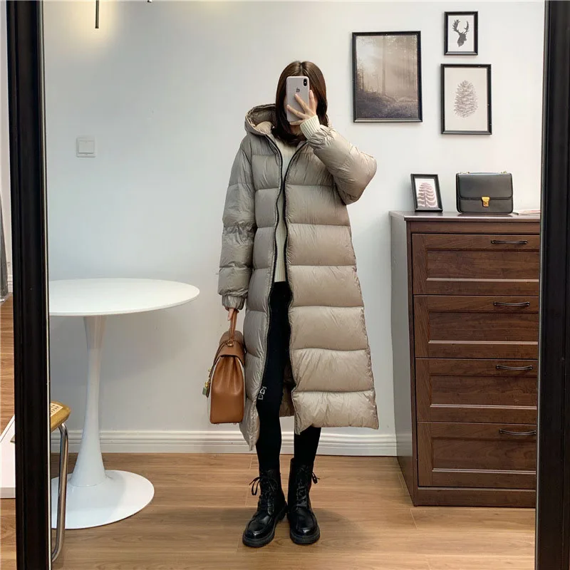 Female Parker Warm Hooded Thick White Goose Down Women\'s Down Jacket 2022 New Winter Fashion High Quality Women Down Jacket Y70