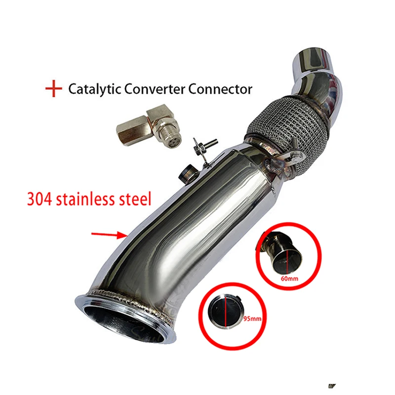 Catless downpipe สำหรับ BMW 520i 528i/IS (F10)N20 2012-2016 2014-2016