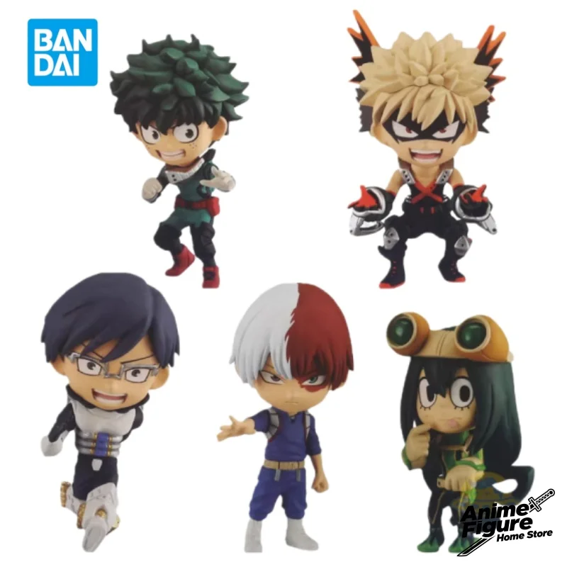 

100% оригинал в наличии Bandai My Hero Academia Q версия Midoriya Izuku Bakugou Katsuki AsuiTsuyu Shoto аниме персонаж игрушечная модель
