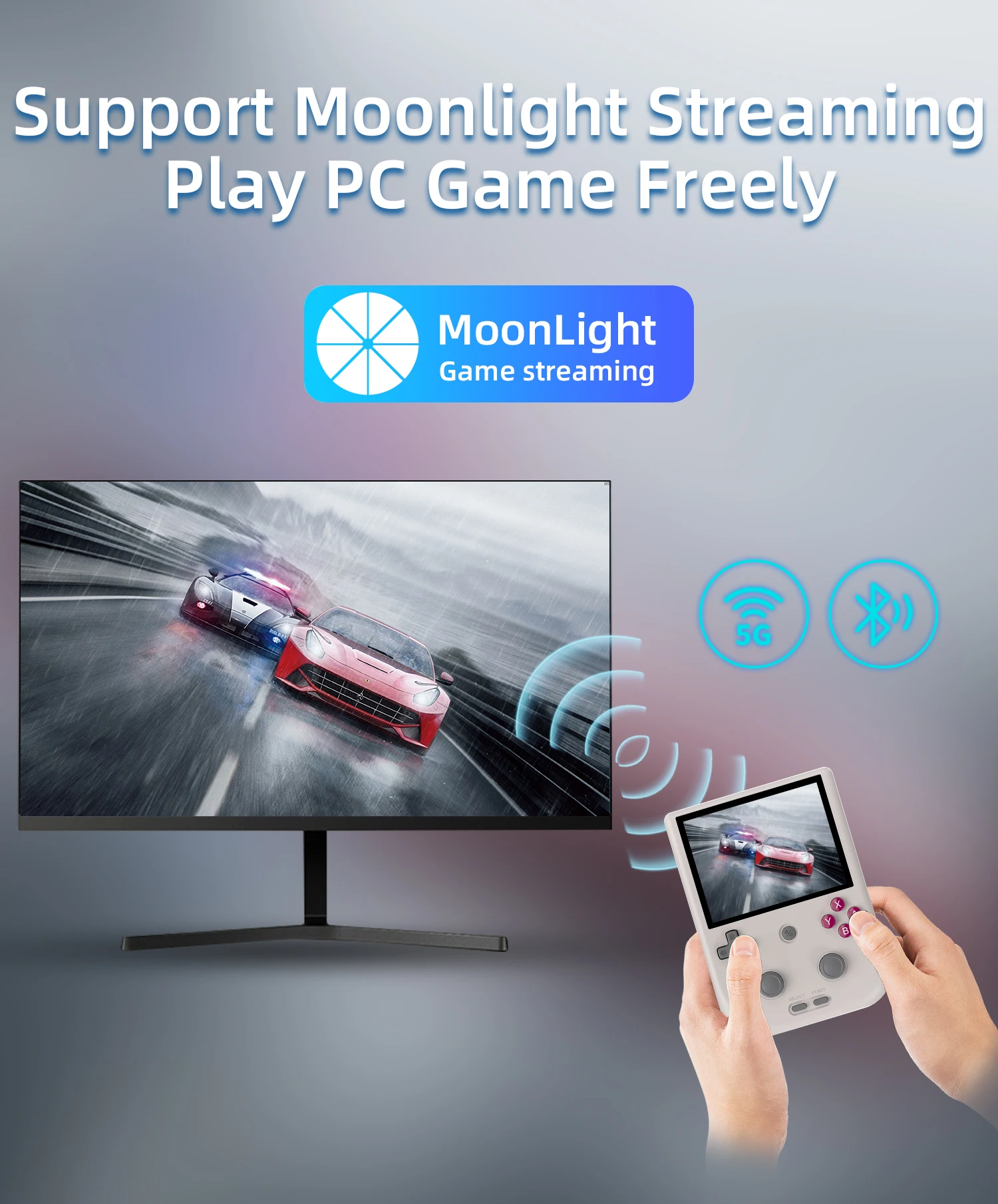 RG405V Video Handheld Game Console 4” IPS Touch Screen Android 12 T618 5500mAh Battery Portable Retro Player 5G WiFi Bluetooth A