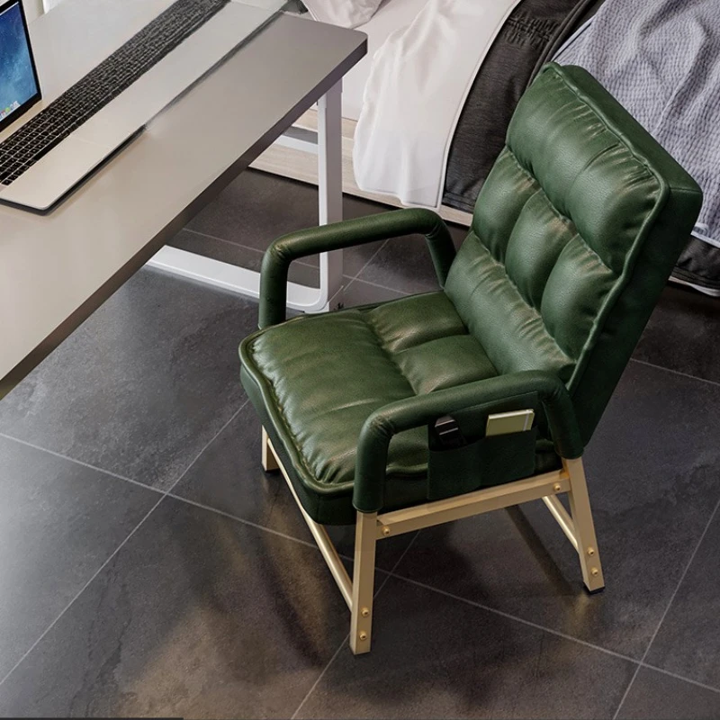 Home comfortable sedentary office chair backrest bedroom chair lazy sofa seat