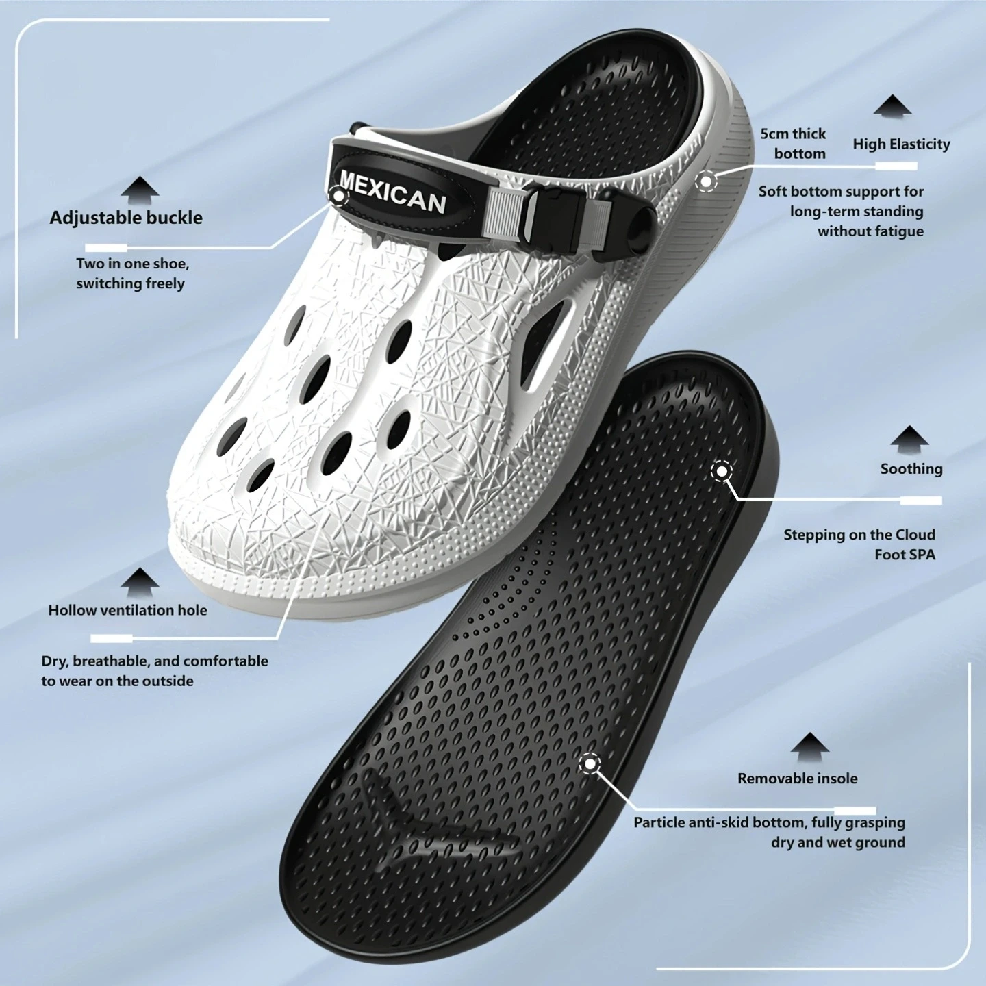 Sabots texturés tendance pour  - Street Fashion Walking avis et prix