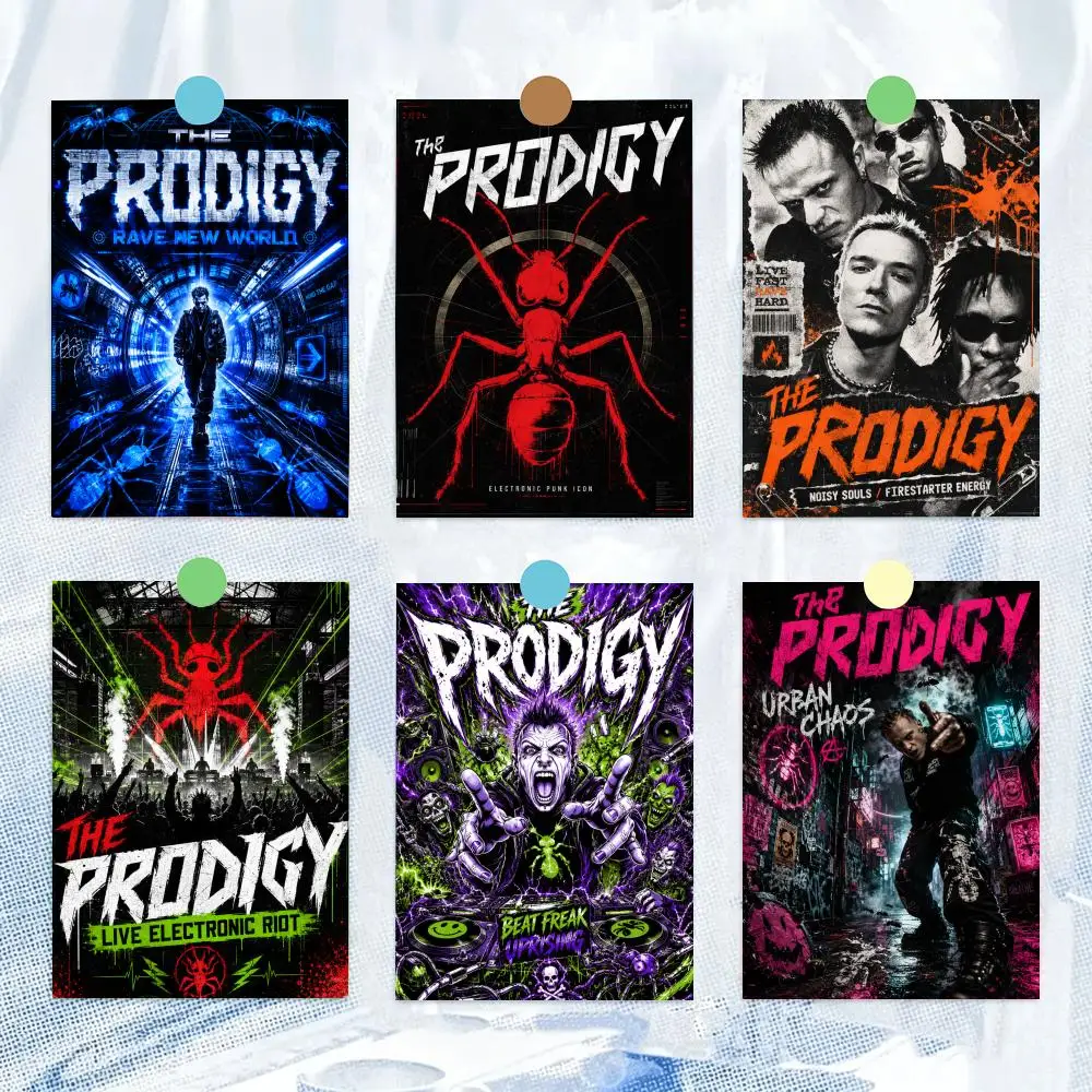 Affiche artistique et élégante de la groupe T-The P-Prodigy, décoration murale pour la maison, le bureau, le bar, le salon, réutilisable