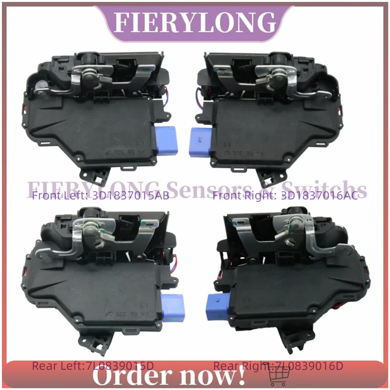 

3D1837015AB 3D1837016AC Front Rear Door Lock Actuator For Seat Toledo Skoda Octavia Volkswagen Touareg 7L0839015D 7L0839016D