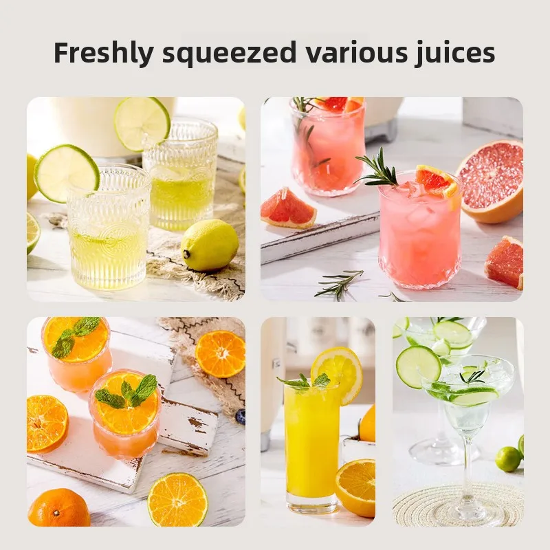 Fully automatic retro style household hand-pressed juicer